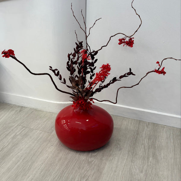 Crimson & Russet Ball Arrangement