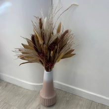 Load image into Gallery viewer, Blush Pink Vase- Dried Arrangement
