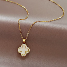 Load image into Gallery viewer, Four Leaf Clover necklaces - Double Sided
