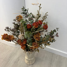 Load image into Gallery viewer, Amber Romance | Dried Rose Arrangement

