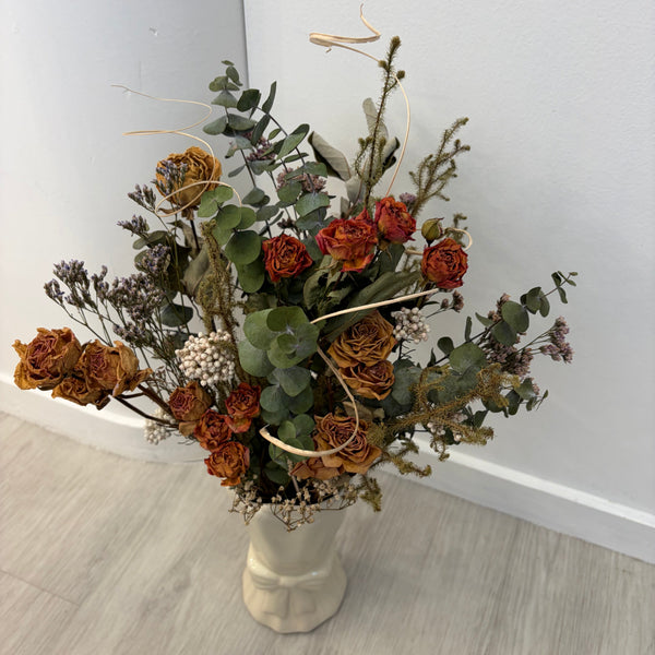Amber Romance | Dried Rose Arrangement
