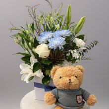 Load image into Gallery viewer, Hi Baby! Flowers &amp; Teddy
