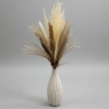 Load image into Gallery viewer, Cream &amp; Toffee Pampas Vase Arrangement
