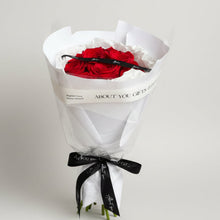 Load image into Gallery viewer, Red Roses  - Luxe White Wrapped - Preorder
