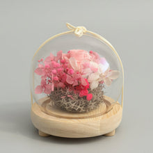 Load image into Gallery viewer, Adorable flower Glass Dome with Seed Lights
