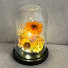 Load image into Gallery viewer, Blush Pink &amp; Orange Flowers Dome wt Seedlight
