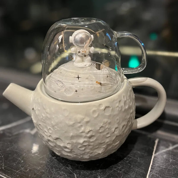 Astronaut Teapot & Cup
