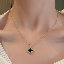 Load image into Gallery viewer, Four Leaf Clover necklaces - Double Sided

