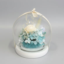 Load image into Gallery viewer, White &amp; Blue Round Dome with lights
