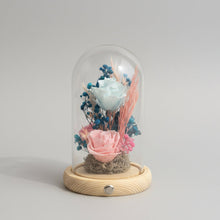 Load image into Gallery viewer, Twilight Bloom Glass Dome with Light
