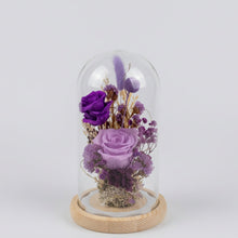 Load image into Gallery viewer, Lilac Garden Flower Dome wt Seedlights
