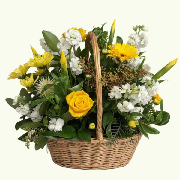 Basket of Yellow Sunshine