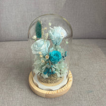 Load image into Gallery viewer, Teal Flower Dome
