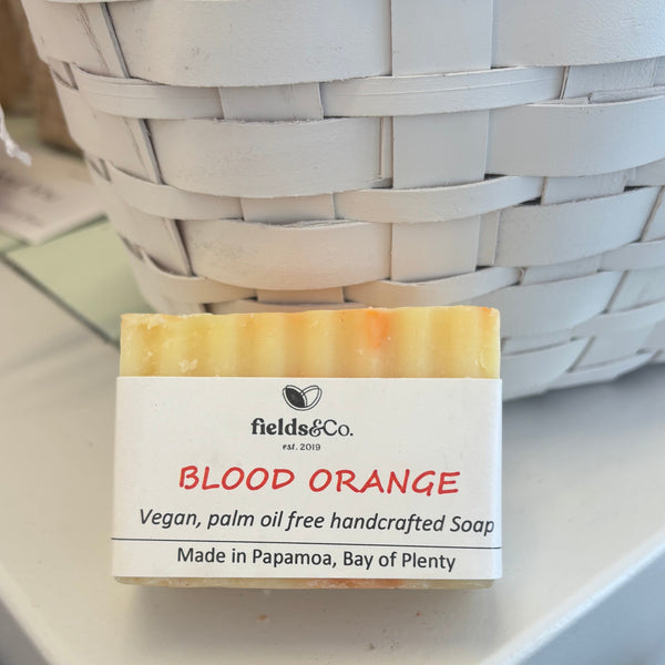 Blood Orange inspired handmade soap - fields&co