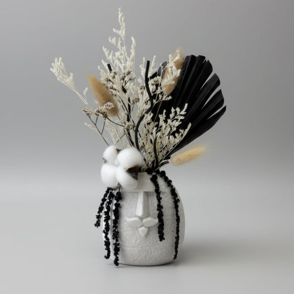 Nordic Face Vase Arrangement