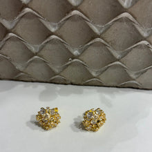 Load image into Gallery viewer, French Style Hydrangea Earrings -Sterling Silver
