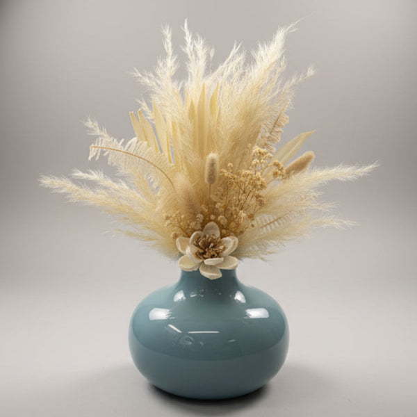Cobalt & Cream Vase Arrangement