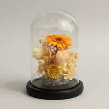 Load image into Gallery viewer, Blush Pink &amp; Orange Flowers Dome wt Seedlight
