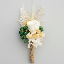 Load image into Gallery viewer, Wrist Corsages Set - Cream/White/Forrest Green
