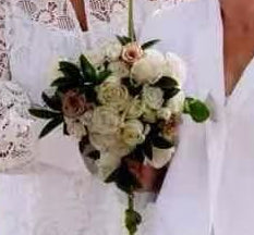 Bridal Bouquet- Green & White Collections