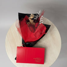 Load image into Gallery viewer, Gift Bag - Micro Bouquet &amp; I ❤️ you Chocolate Bar
