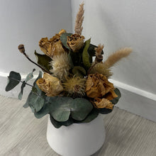 Load image into Gallery viewer, Dried Eucalyptus &amp; Rose Mini Pot
