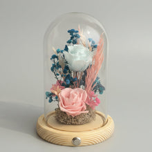 Load image into Gallery viewer, Twilight Bloom Glass Dome with Light
