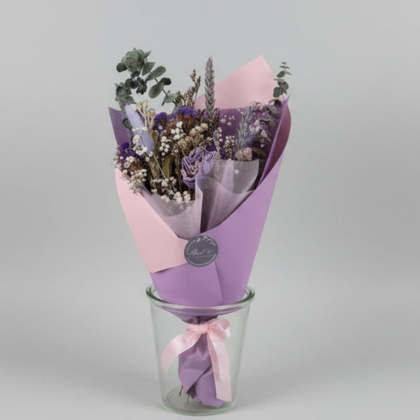 Blush Lilac Bouquet - Dried Flowers