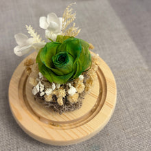 Load image into Gallery viewer, Adorable flower Glass Dome with Seed Lights
