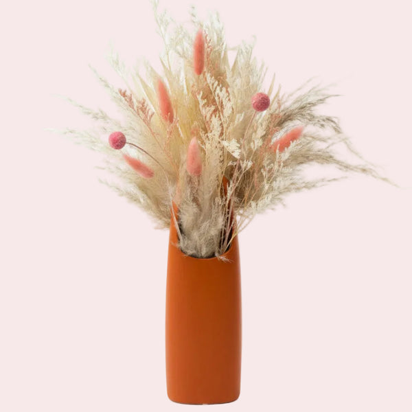 Terracotta  & Cream Vase Arrangement