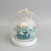Load image into Gallery viewer, White &amp; Blue Round Dome with lights
