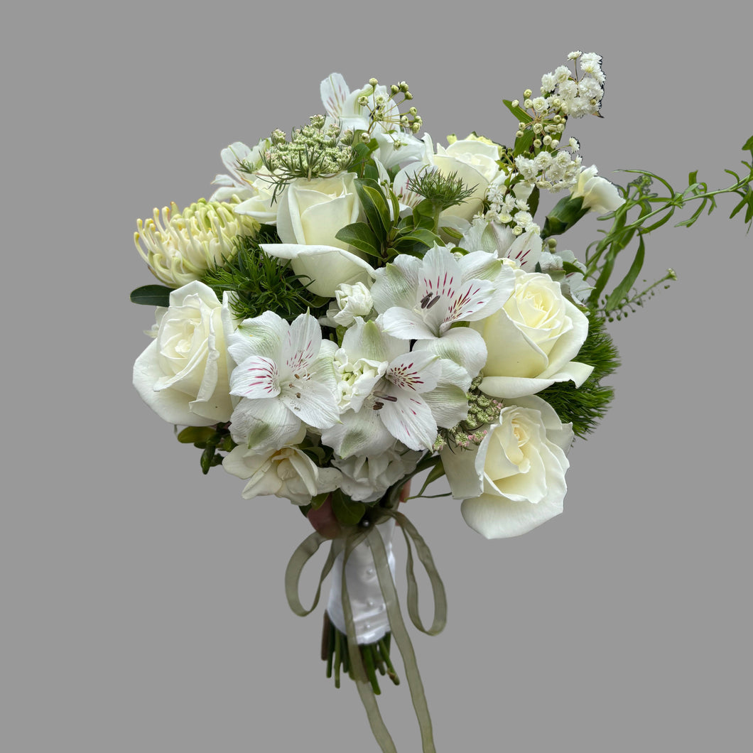Bridal Bouquet- Green & White Collections