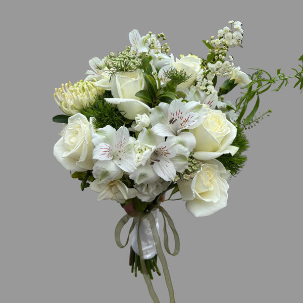 Bridal Bouquet- Green & White Collections