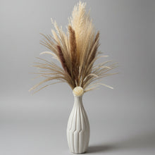Load image into Gallery viewer, Cream &amp; Toffee Pampas Vase Arrangement
