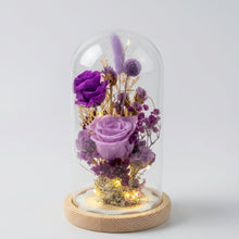 Load image into Gallery viewer, Lilac Garden Flower Dome wt Seedlights
