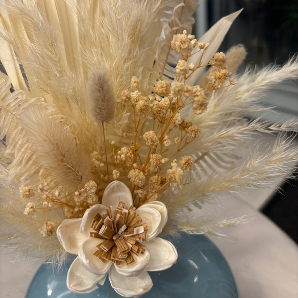 Cobalt & Cream Vase Arrangement
