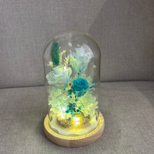 Load image into Gallery viewer, Teal Flower Dome
