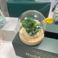 Load image into Gallery viewer, Miniature Dome - Single Rose with Seed Lights
