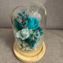 Load image into Gallery viewer, Teal Flower Dome

