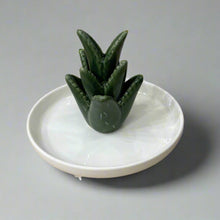 Load image into Gallery viewer, Cactus Ceramic Jewellery Plate
