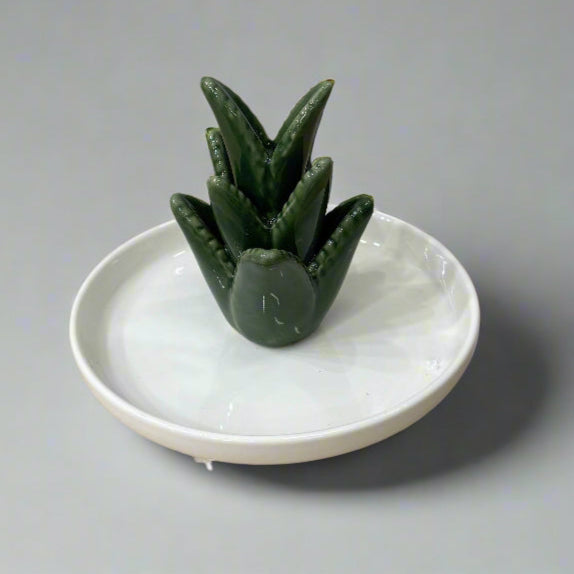 Cactus Ceramic Jewellery Plate