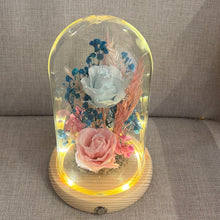 Load image into Gallery viewer, Twilight Bloom Glass Dome with Light
