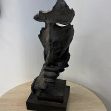 Load image into Gallery viewer, "Silence" Abstract Face Sculpture
