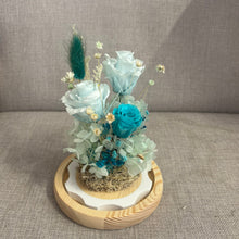 Load image into Gallery viewer, Teal Flower Dome
