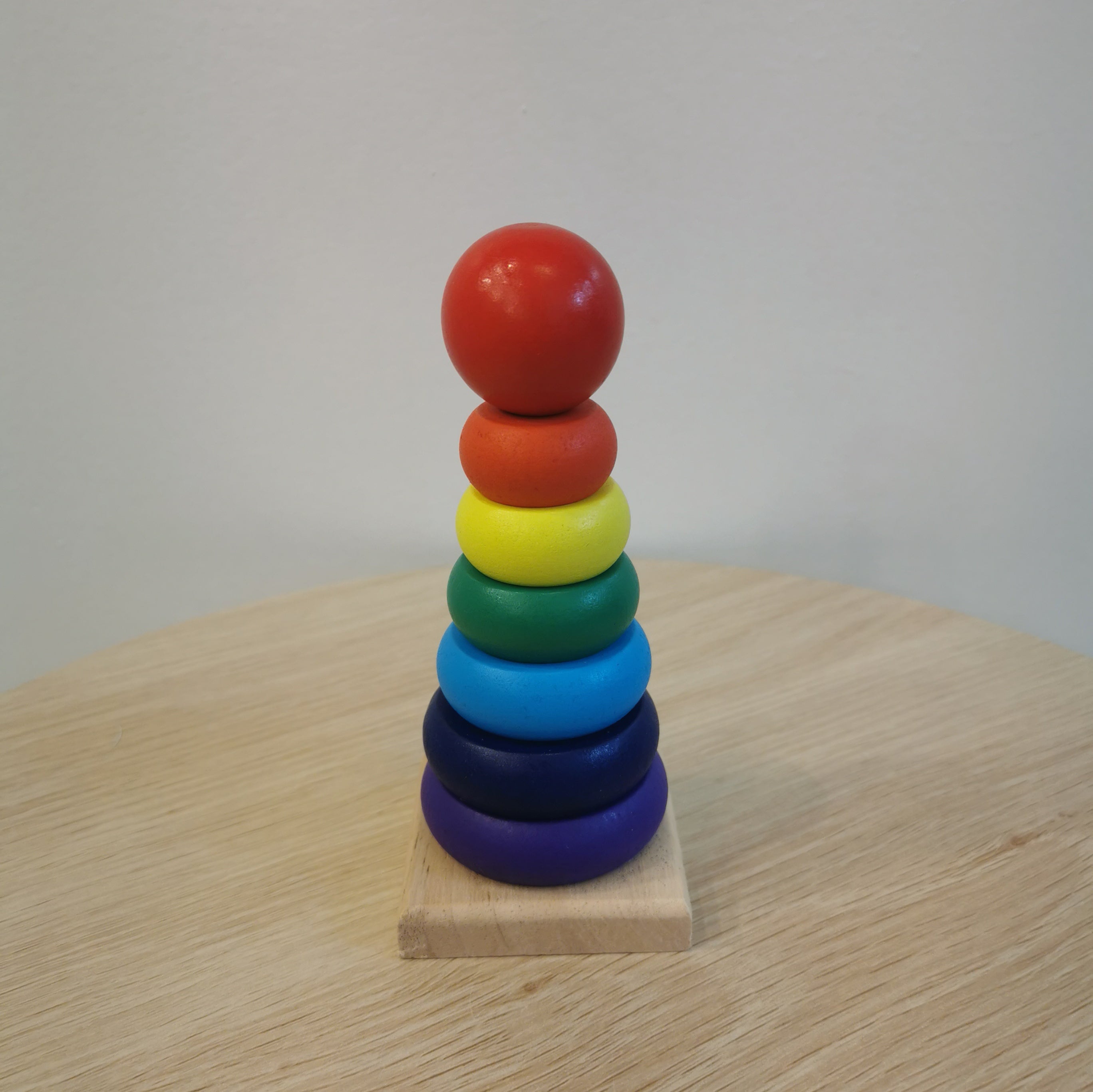 Rainbow Wooden Stacker – About You