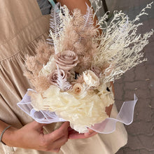 Load image into Gallery viewer, Cream Rose Bridal Bouquet - Preserved
