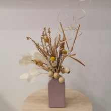 Load image into Gallery viewer, Cream Arrangement in Lilac Vase
