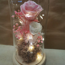Load image into Gallery viewer, Total Pink Quartz - Tall Dome with seed lights
