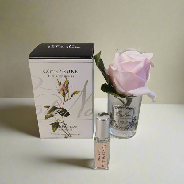 Cote Noire Perfumed Natural Touch Rose Bud - clear- French pink - GMR46