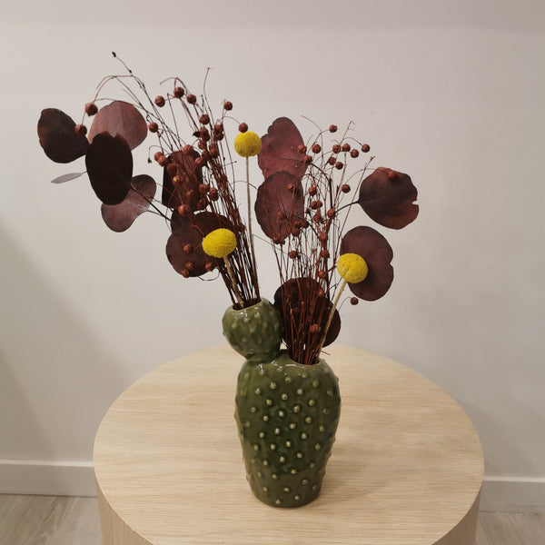 Burgandy Cactus Arrangement